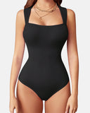 Square Neck Sleeveless Bodysuits