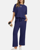 Conjunto de Salón Relax AERIA™ – Edición Pantalones de Pierna Ancha