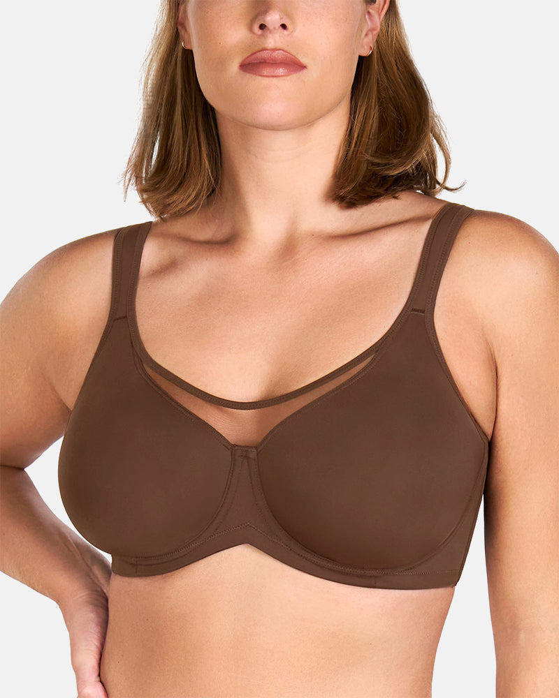 Minimizer Bra Full Coverage Comfort Cooling Wide Strap