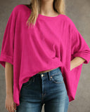 Soft Everyday Oversized Solid T-Shirt
