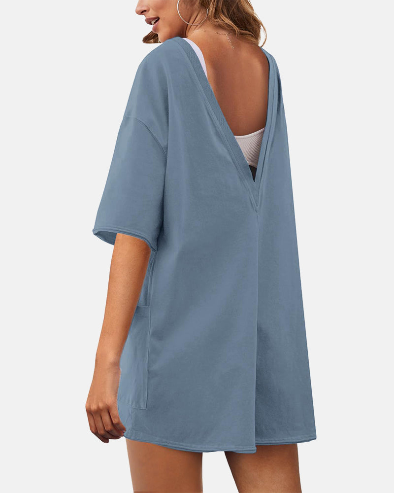 Women’s Loose-Fitting Casual Jumpsuit