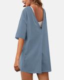 Women’s Loose-Fitting Casual Jumpsuit