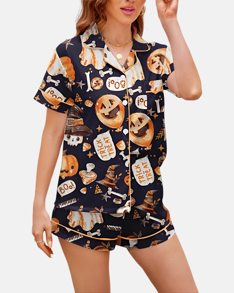 Spooky Cute Halloween Pajamas Family Matching Set