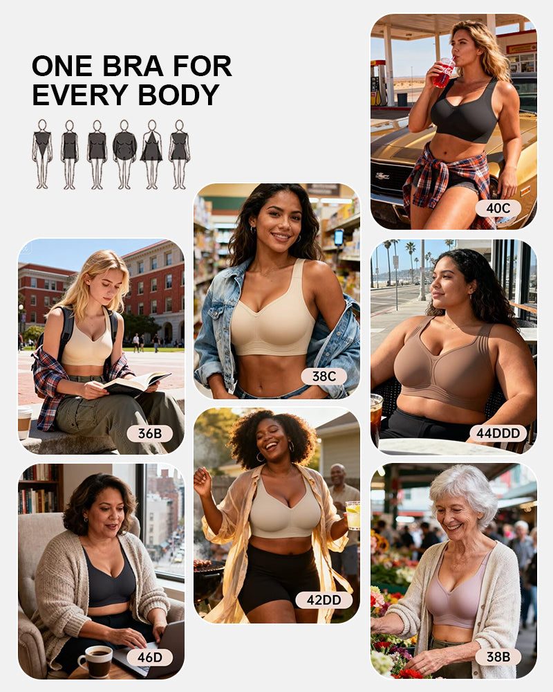 Push Up Wireless Jelly Bra Full Coverage