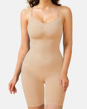 Women Tummy Control Bodysuit Mid Thigh Body Shaper