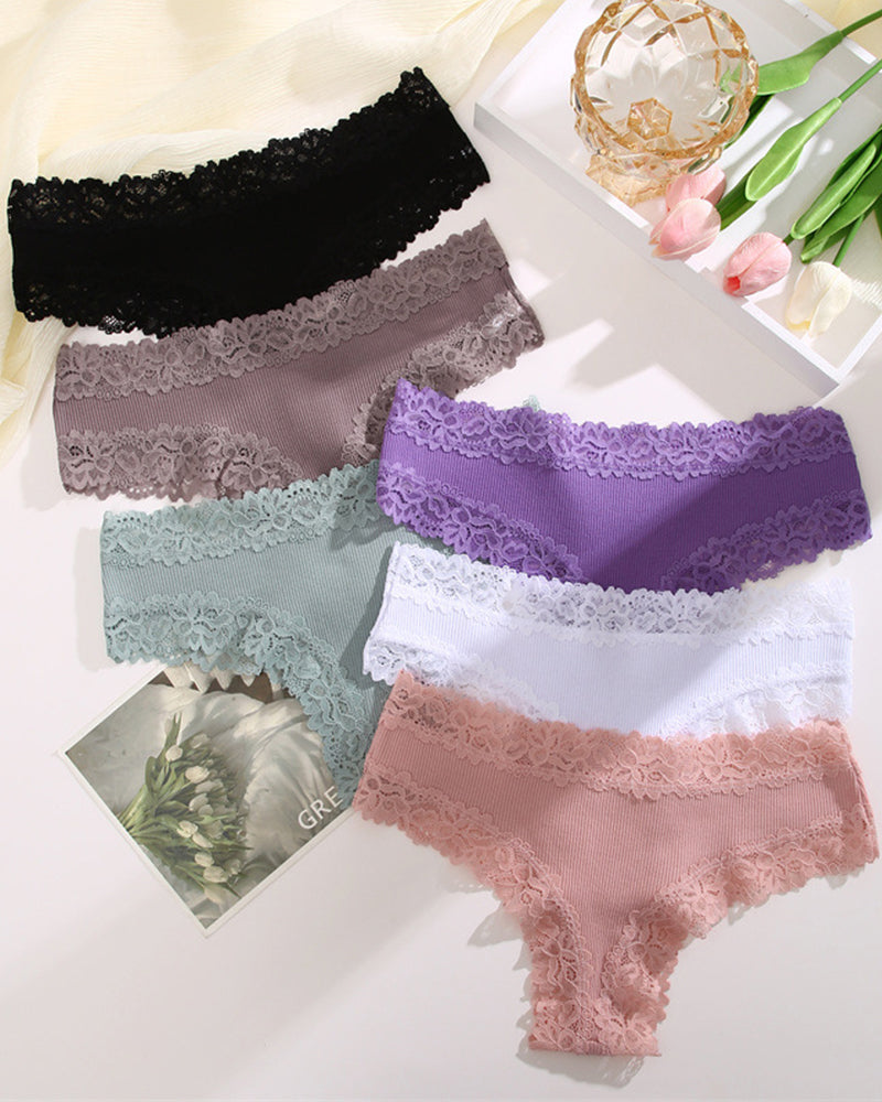 Comfy Cotton Sexy Cheeky Panties 10-Pack