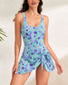 Floral azul