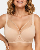 SculptLift™ Seamless Push-Up Deep V Bra