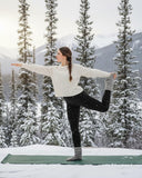 Winter Essentials High-Waisted Fleece Leggings with Pockets