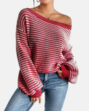 Women's Striped Knit Top