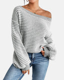 Women's Striped Knit Top