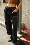 New Elevated Barrel Leg Lounge Pants - Slimming High Waist in Premium Organic Cotton