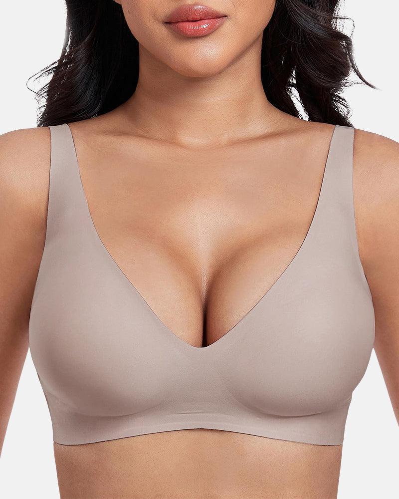 Jelly Seamless Wireless Push-Up Bra