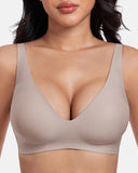Jelly Seamless Wireless Push-Up Bra