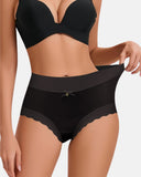 High-Waisted Luxe Ice Silk Briefs 4-Pack