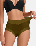 High-Waisted Luxe Ice Silk Briefs 4-Pack