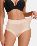 High-Waisted Luxe Ice Silk Briefs 4-Pack