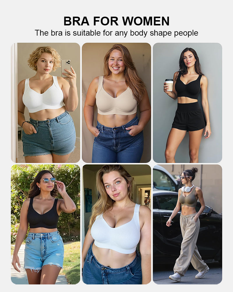 Comfort Full Coverage Wireless Lightly Lined Bra