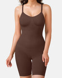 Women Tummy Control Bodysuit Mid Thigh Body Shaper