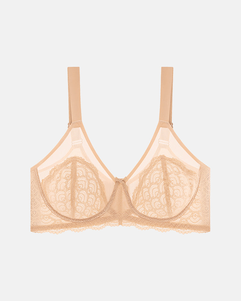 Smoothing Minimizer Bra Wireless Support for Large Bust