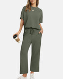 Conjunto de Salón Relax AERIA™ – Edición Pantalones de Pierna Ancha