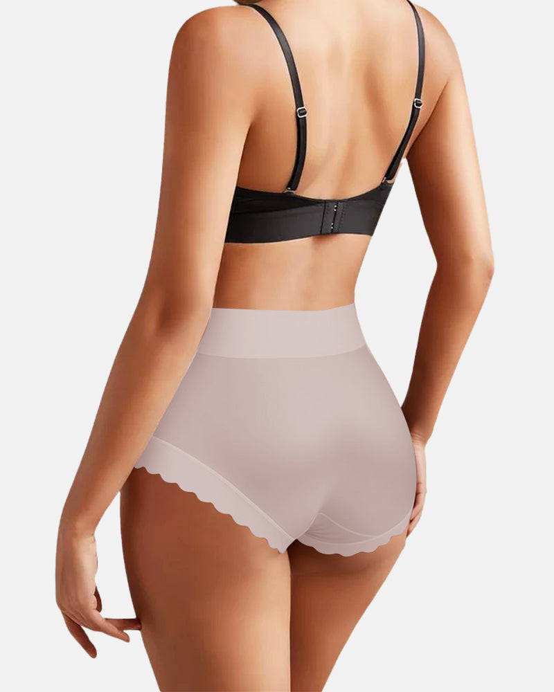 High-Waisted Luxe Ice Silk Briefs 4-Pack