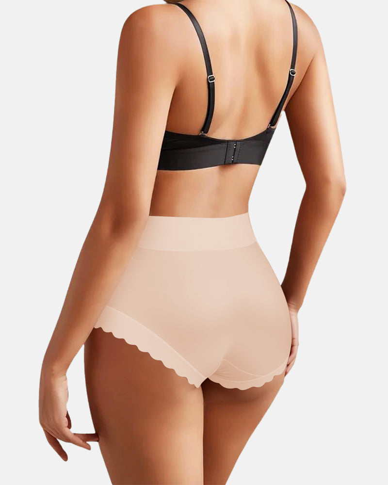 High-Waisted Luxe Ice Silk Briefs 4-Pack