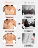 Smoothing Minimizer Bra Wireless Support for Large Bust