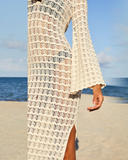 Beachside Glow Beige Cover-Up Dress