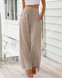 Pantalones Palazzo Anchos Ligeros para Mujer
