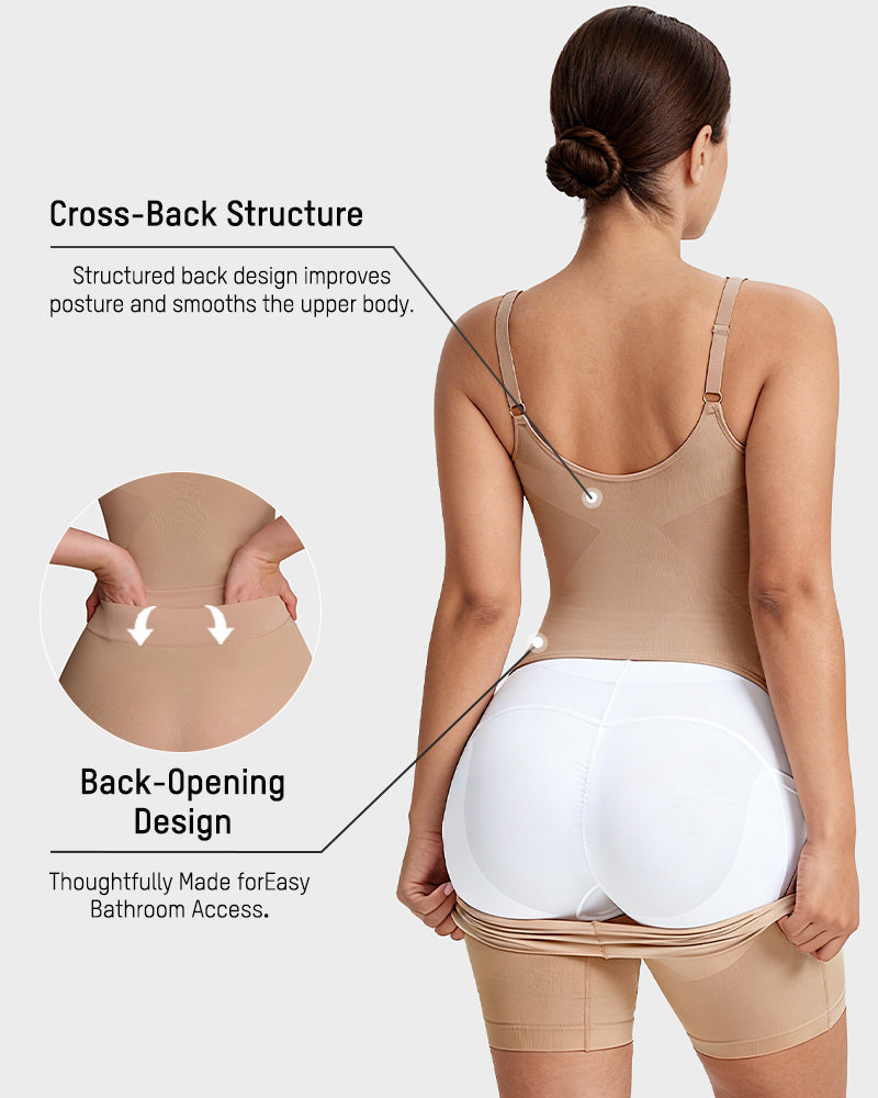 Bodysuit reductor y levantaglúteos Easyslide con cierre trasero