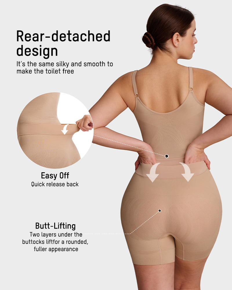 Bodysuit reductor y levantaglúteos Easyslide con cierre trasero