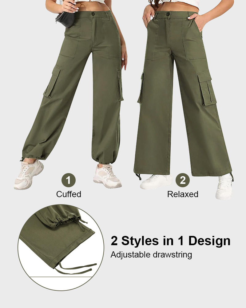 Y2K Cargo Pants Women Multi Pocket Baggy Jogger