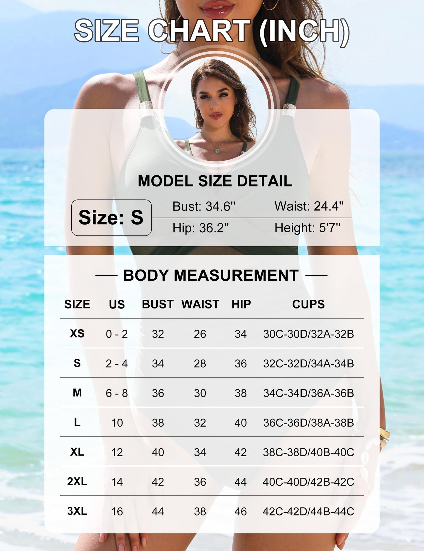 Slimming Full Coverage Mesh Metal Modest One Piece Swimsuit