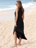 Vestidos florales casuales de verano con bolsillos