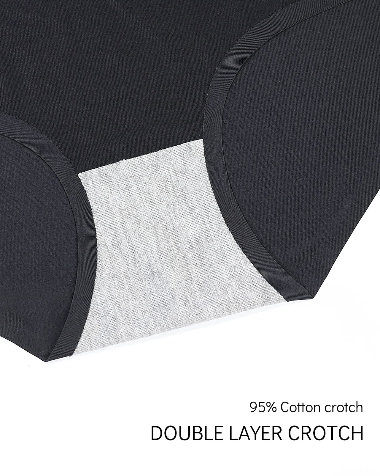 Seamless High Waist No Show Silky Briefs 5-Pack
