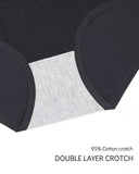 Seamless High Waist No Show Silky Briefs 5-Pack