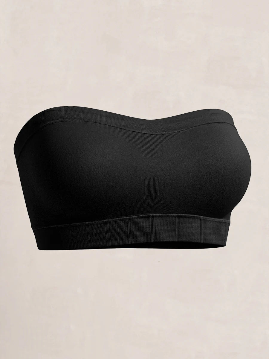 Sujetador Bandeau Convertible Sin Tirantes Inalámbrico Antideslizante