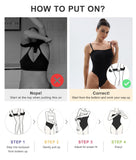 Bodysuit sin tirantes de control de abdomen