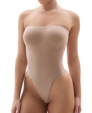 Bodysuit sin tirantes de control de abdomen