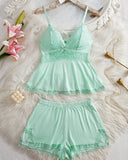 So Soft, So Sexy – Slomra Lace Cami Pajama Set