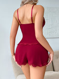 So Soft, So Sexy – Slomra Lace Cami Pajama Set