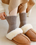 Boot Socks for Women - Thick Winter Knit Warm Socks(5 Pairs)