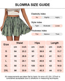 Pantalones cortos de mujer de cintura alta con estampado bohemio