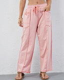 New Elevated Barrel Leg Lounge Pants - Slimming High Waist in Premium Organic Cotton