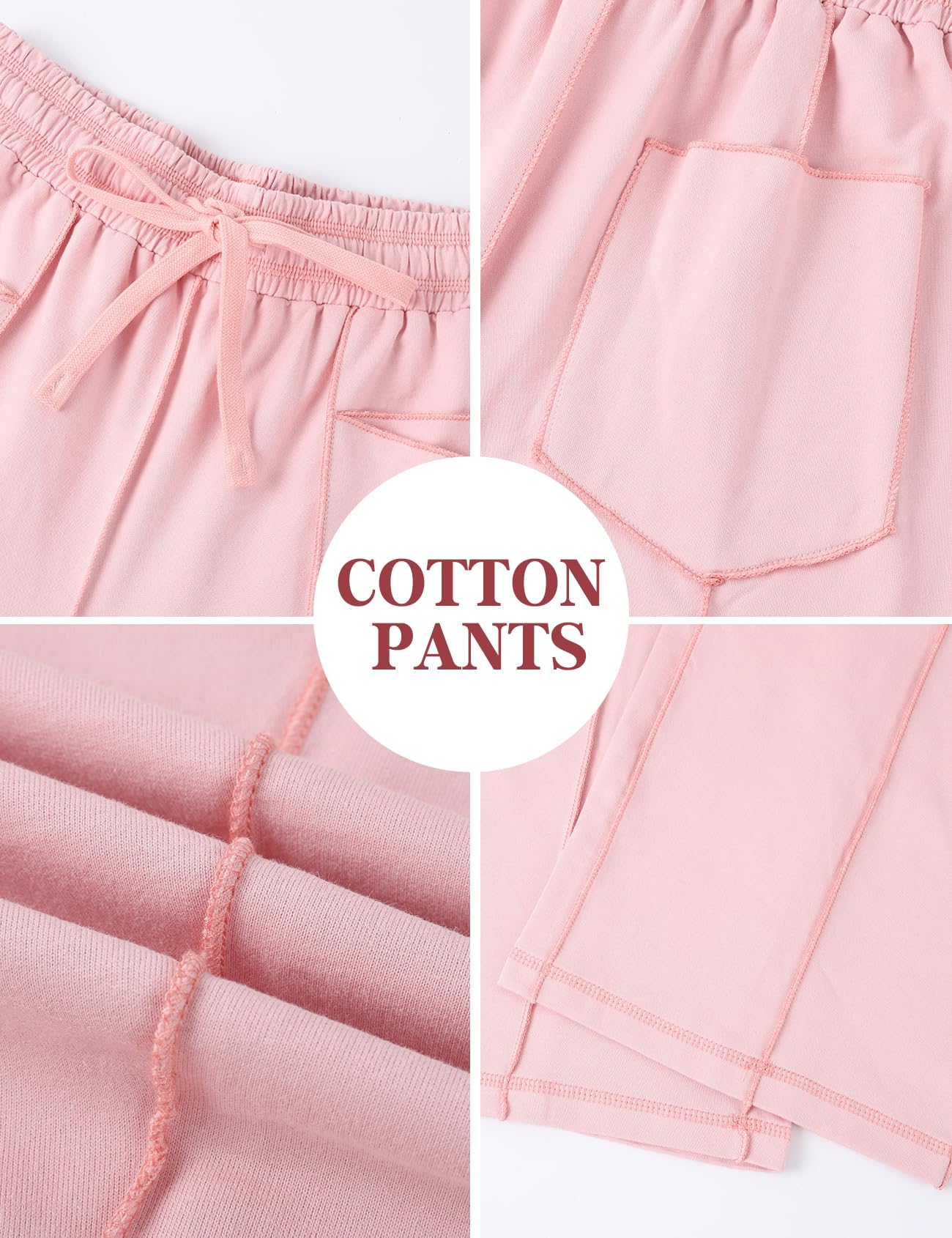 New Elevated Barrel Leg Lounge Pants - Slimming High Waist in Premium Organic Cotton