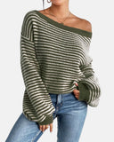 Women's Striped Knit Top