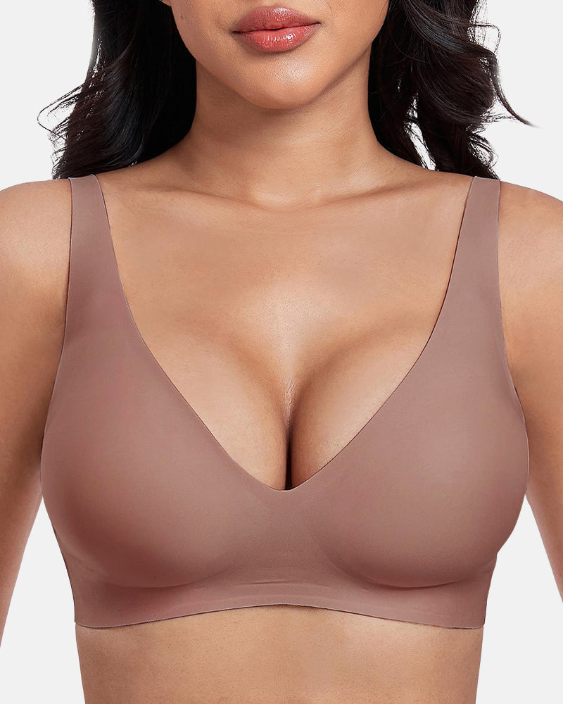 Jelly Seamless Wireless Push-Up Bra