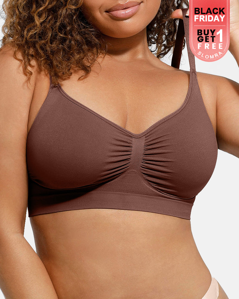 Women's Full Coverage Non-Padded Wireless Sculpt Bra