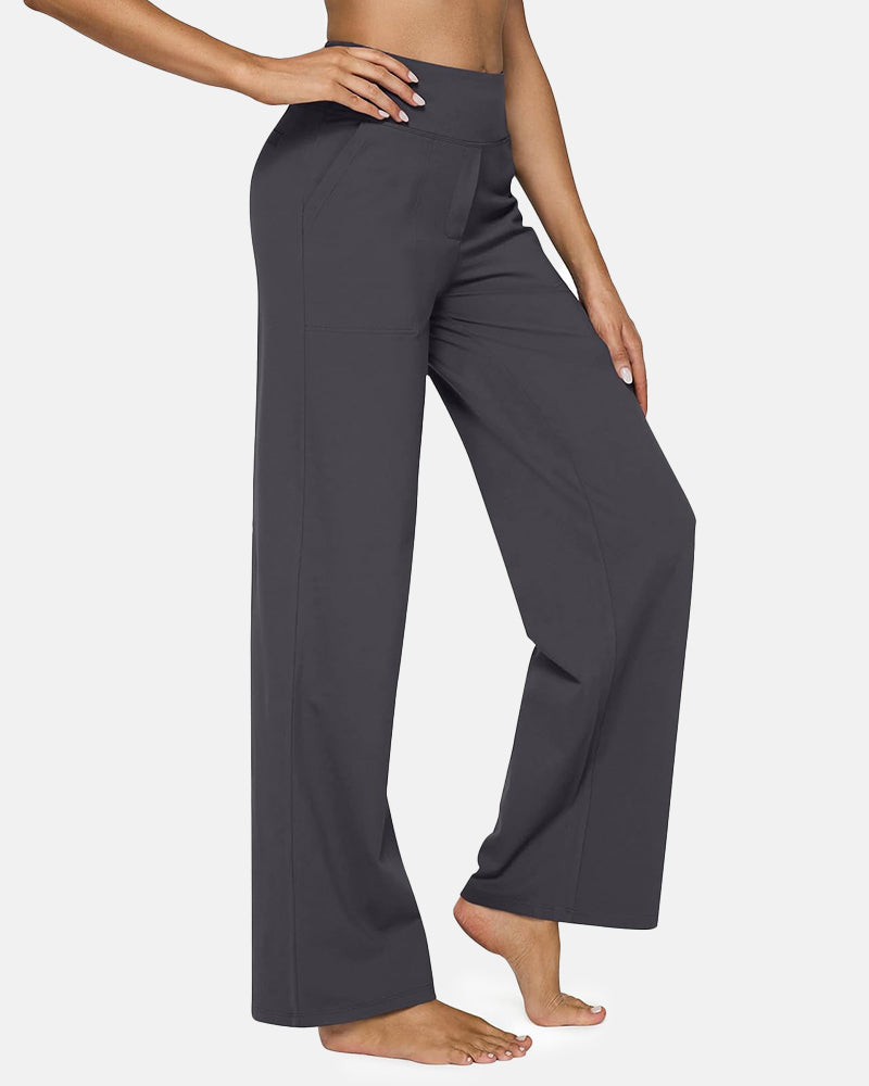 Women's Slimming High-Waist Wide Leg Pants